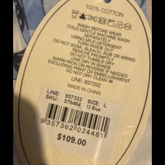 100% cotton polyester bluey pyjamas - Picture 2 of 2